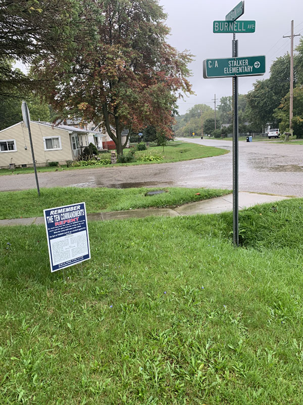 Flint, Michigan signage