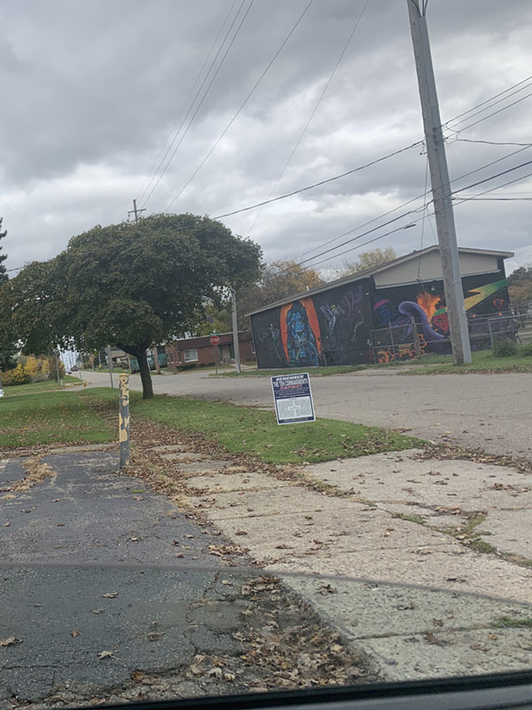 Flint Michigan signage